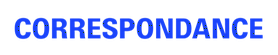Correspondance