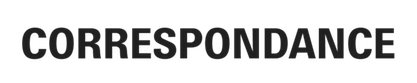 Correspondance